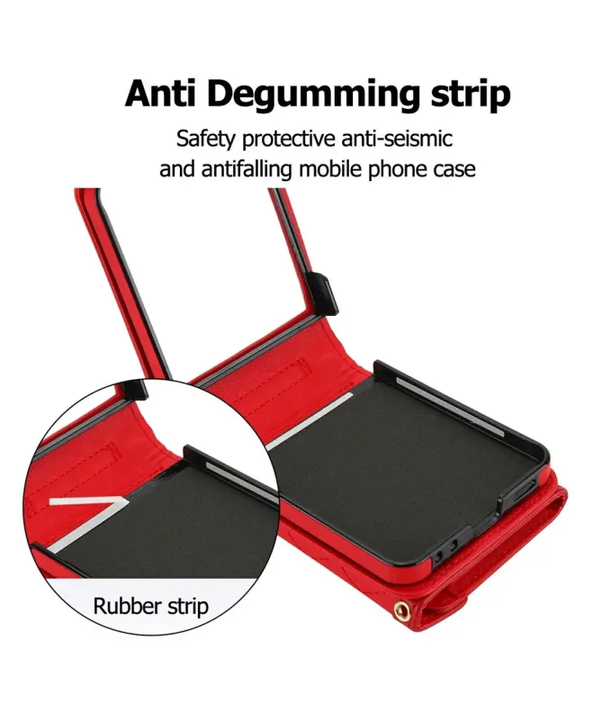 Etui Portefeuille Samsung Galaxy Z Flip 7 Anti‑RFID | ELEGANZA