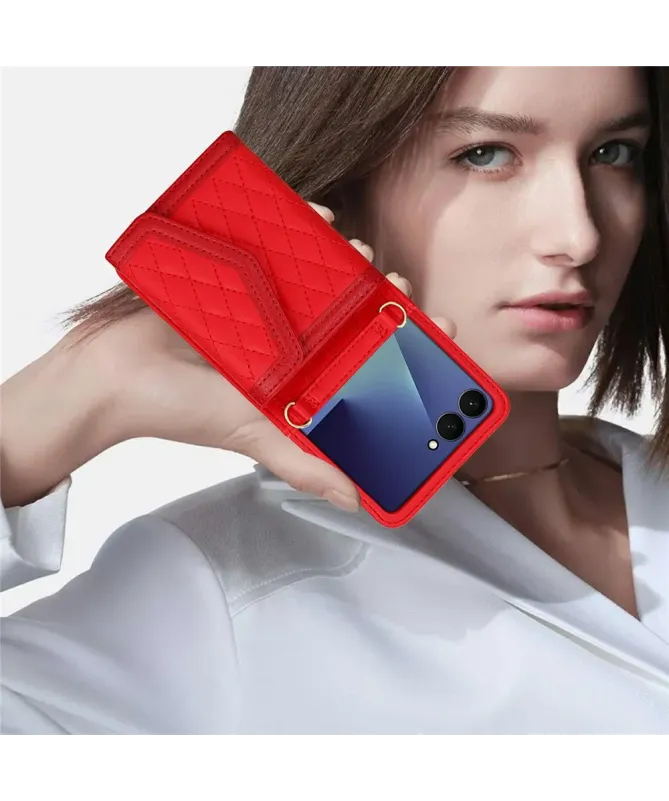 Etui Portefeuille Samsung Galaxy Z Flip 7 Anti‑RFID | ELEGANZA