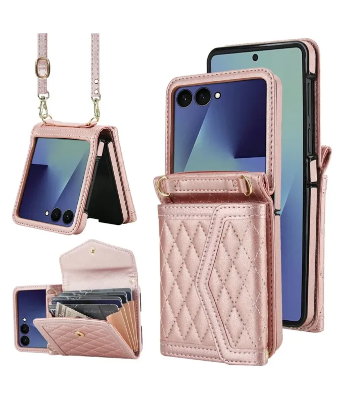 Etui Portefeuille Samsung Galaxy Z Flip 7 Anti‑RFID | ELEGANZA