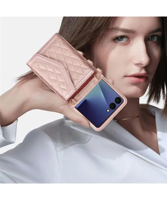 Etui Portefeuille Samsung Galaxy Z Flip 7 Anti‑RFID | ELEGANZA