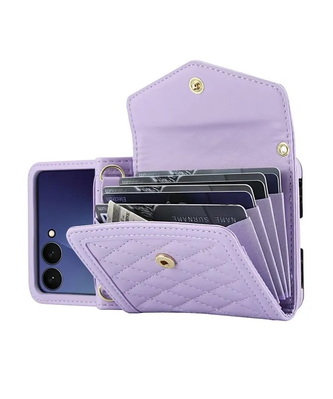 Etui Portefeuille Samsung Galaxy Z Flip 7 Anti‑RFID | ELEGANZA