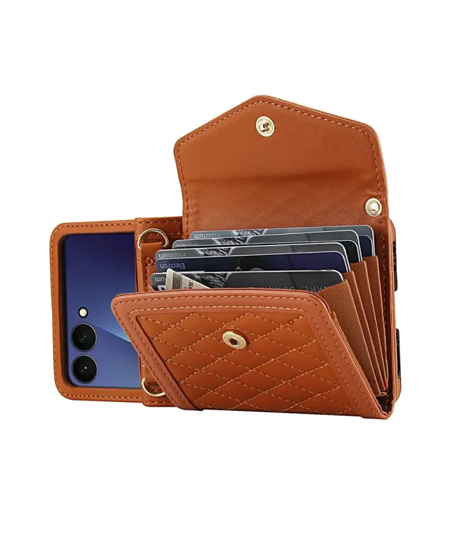 Etui Portefeuille Samsung Galaxy Z Flip 7 Anti‑RFID | ELEGANZA