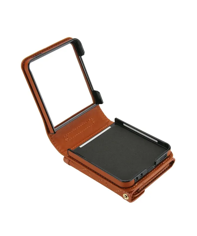 Etui Portefeuille Samsung Galaxy Z Flip 7 Anti‑RFID | ELEGANZA