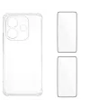 Pack Xiaomi Redmi Note 14 4G | Coque Coins Renforcés Transparente avec