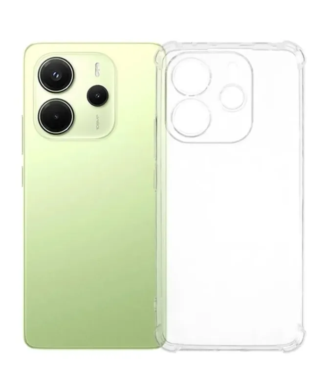 Pack Xiaomi Redmi Note 14 4G | Coque Coins Renforcés Transparente avec