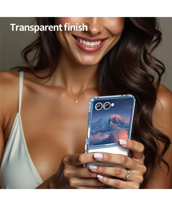 Coque Samsung Galaxy Z Flip 7 Transparente Contour Couleuré