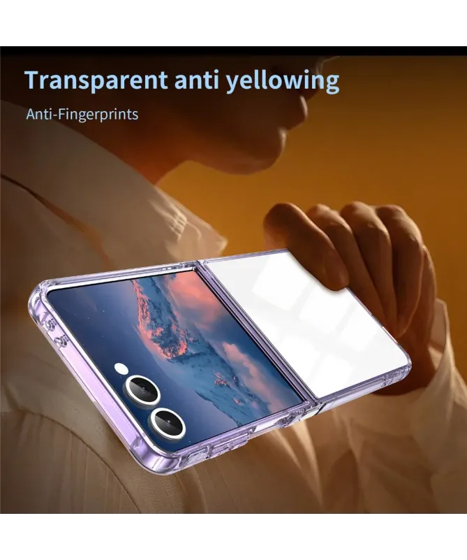 Coque Samsung Galaxy Z Flip 7 Transparente Contour Couleuré