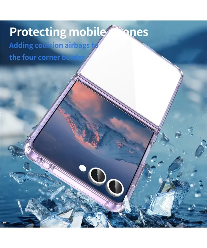 Coque Samsung Galaxy Z Flip 7 Transparente Contour Couleuré