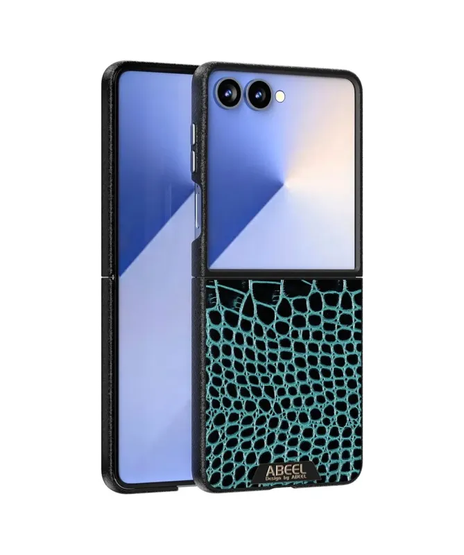Coque Samsung Galaxy Z Flip 7 Colette Cuir Effet Croco