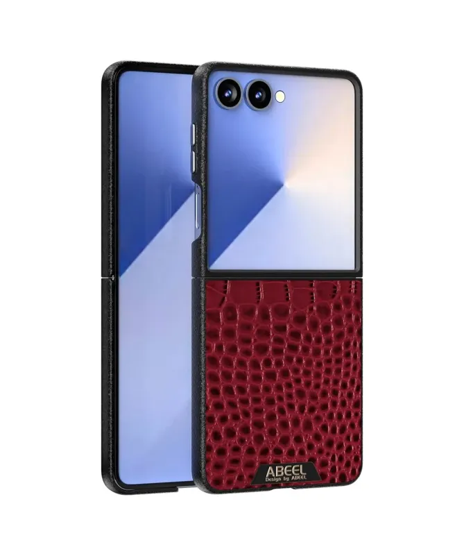 Coque Samsung Galaxy Z Flip 7 Colette Cuir Effet Croco