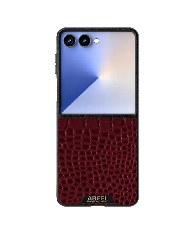 Coque Samsung Galaxy Z Flip 7 Colette Cuir Effet Croco
