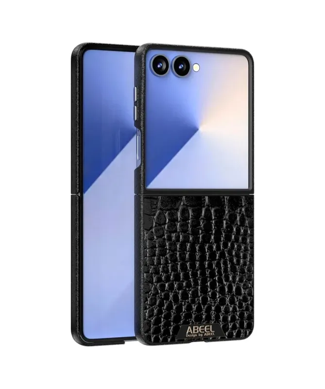 Coque Samsung Galaxy Z Flip 7 Colette Cuir Effet Croco