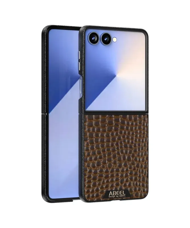 Coque Samsung Galaxy Z Flip 7 Colette Cuir Effet Croco