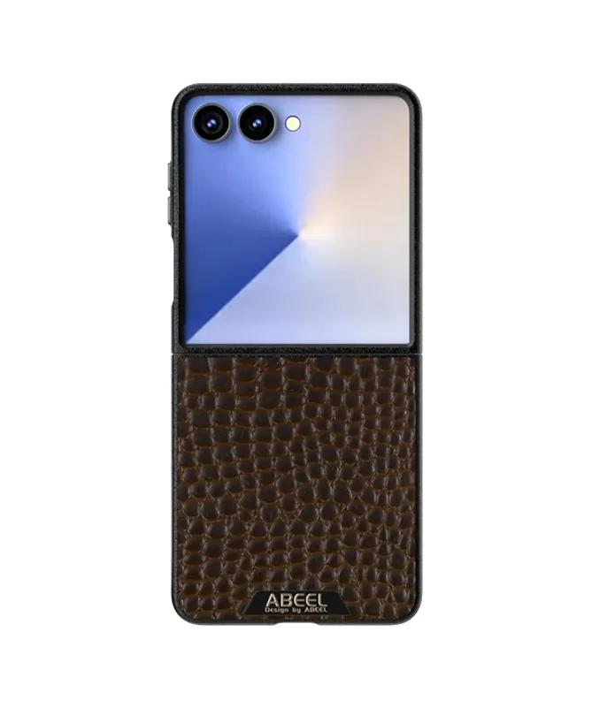 Coque Samsung Galaxy Z Flip 7 Colette Cuir Effet Croco