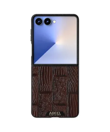 Coque Samsung Galaxy Z Flip 7 Texture Bête | RAZOR Marron - photo 9