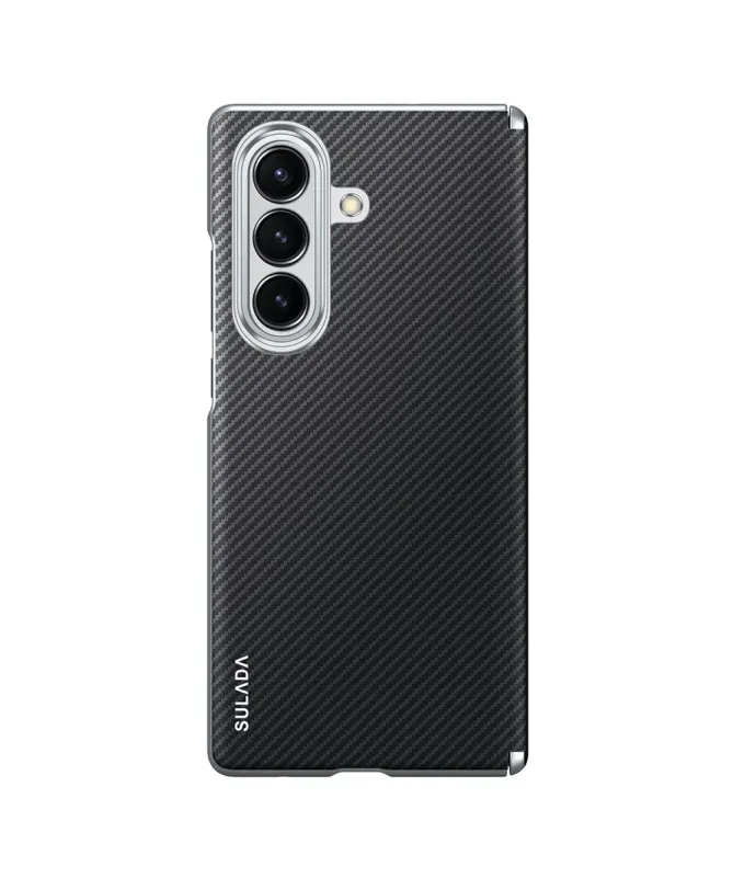 Coque magnétique texture carbone Samsung Galaxy Z Fold 7
