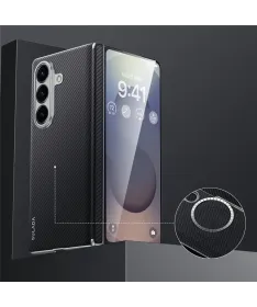 Coque magnétique texture carbone Samsung Galaxy Z Fold 7