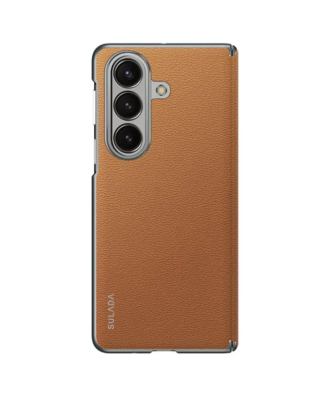Coque arrière Samsung Galaxy Z Fold 7 Frameless Cuir Véritable | NOMAD