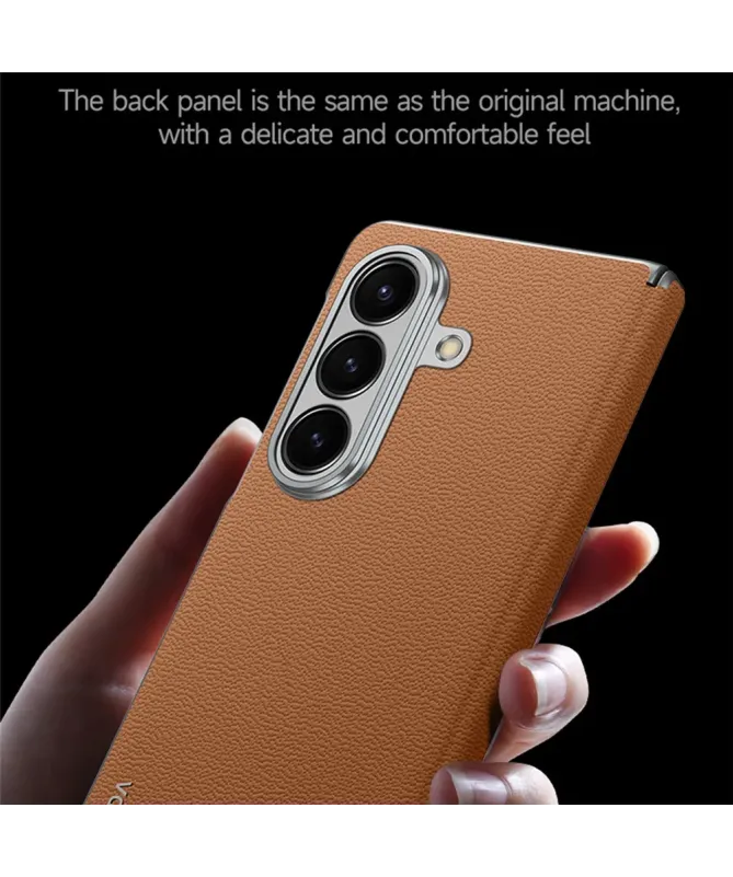 Coque arrière Samsung Galaxy Z Fold 7 Frameless Cuir Véritable | NOMAD