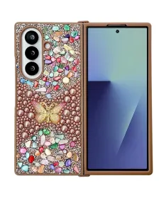 Coque Samsung Galaxy Z Fold 7 avec Strass Papillon | GLINT