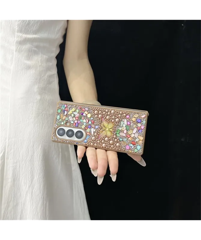 Coque Samsung Galaxy Z Fold 7 avec Strass Papillon | GLINT