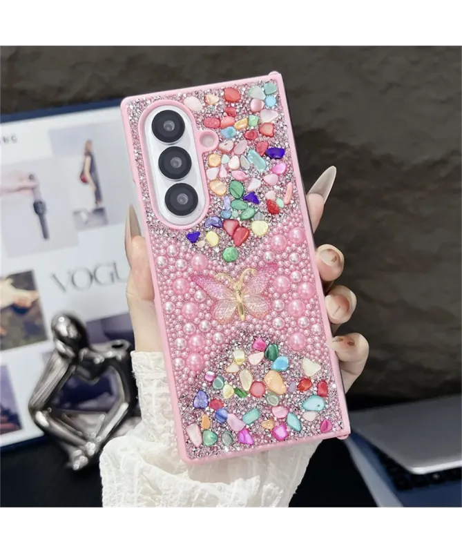 Coque Samsung Galaxy Z Fold 7 avec Strass Papillon | GLINT