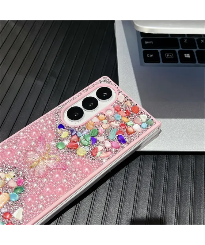Coque Samsung Galaxy Z Fold 7 avec Strass Papillon | GLINT