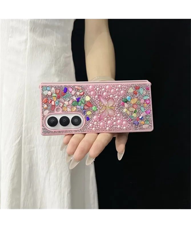 Coque Samsung Galaxy Z Fold 7 avec Strass Papillon | GLINT