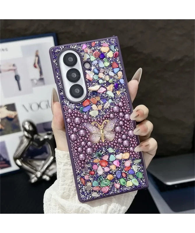 Coque Samsung Galaxy Z Fold 7 avec Strass Papillon | GLINT