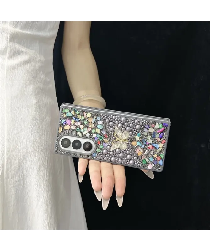 Coque Samsung Galaxy Z Fold 7 avec Strass Papillon | GLINT