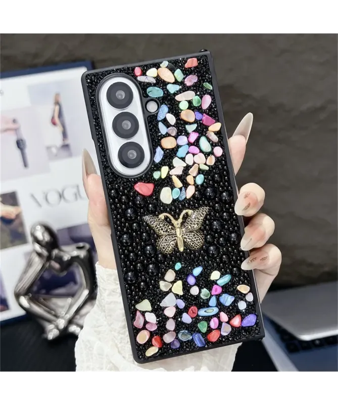 Coque Samsung Galaxy Z Fold 7 avec Strass Papillon | GLINT