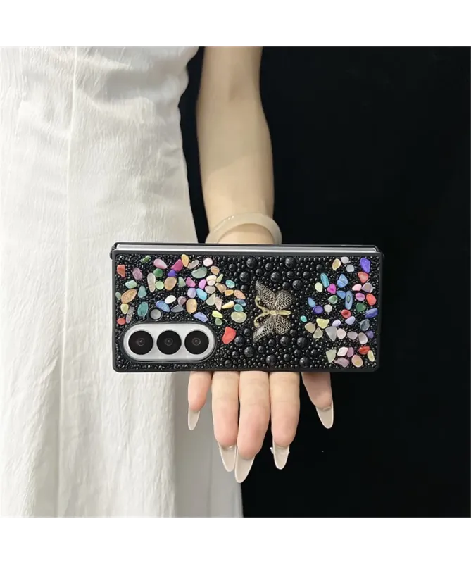 Coque Samsung Galaxy Z Fold 7 avec Strass Papillon | GLINT