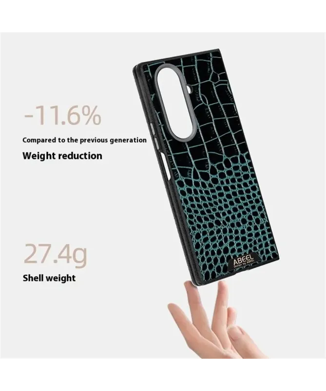 Coque Samsung Galaxy Z Fold 7 Colette Cuir Effet Croco