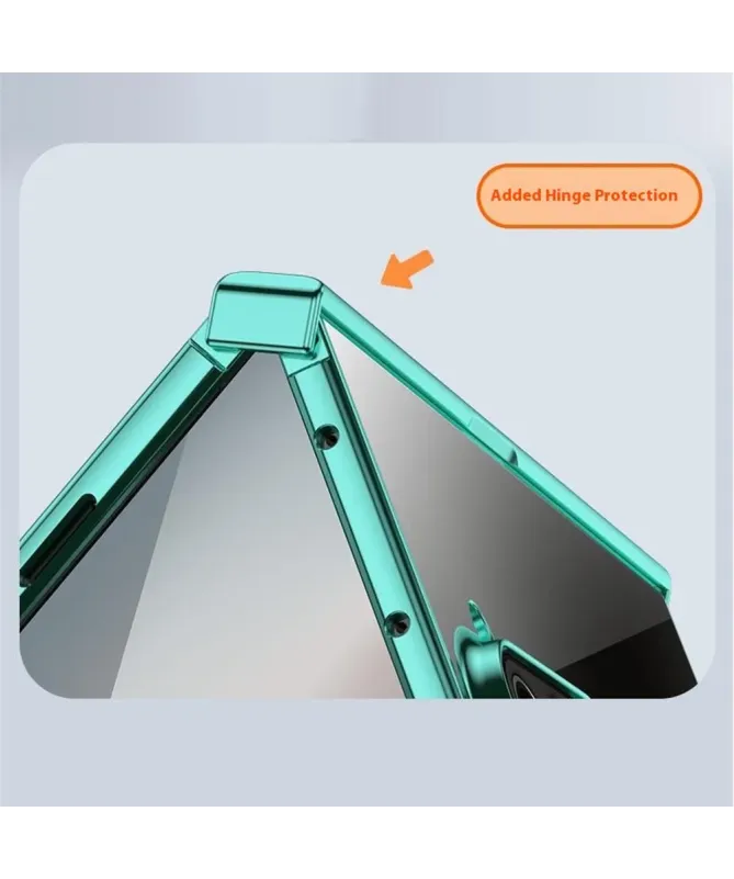 Coque transparente charnière électroplaquée pour Samsung Galaxy Z Fold