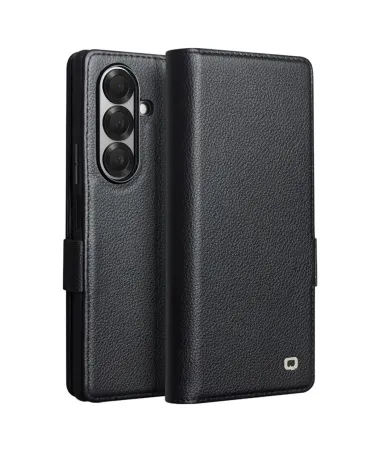 Étui Samsung Galaxy Z Fold 7 Cuir Véritable Porte‑Cartes | VELVET