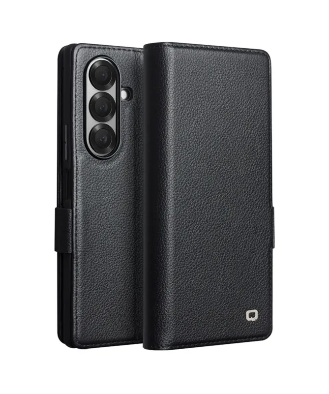 Étui Samsung Galaxy Z Fold 7 Cuir Véritable Porte‑Cartes | VELVET