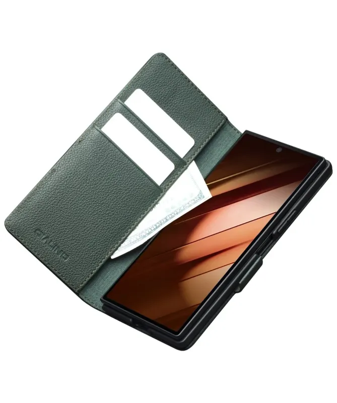 Étui Samsung Galaxy Z Fold 7 Cuir Véritable Porte‑Cartes | VELVET