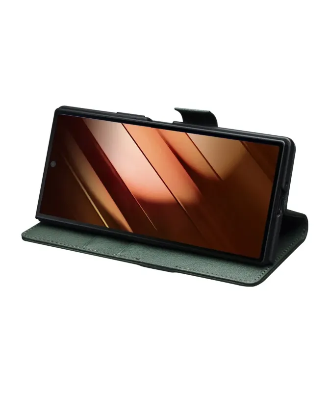 Étui Samsung Galaxy Z Fold 7 Cuir Véritable Porte‑Cartes | VELVET