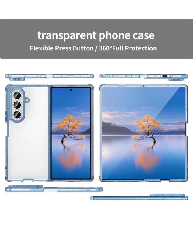 Coque Samsung Galaxy Z Fold 7 Transparente Contour Couleuré