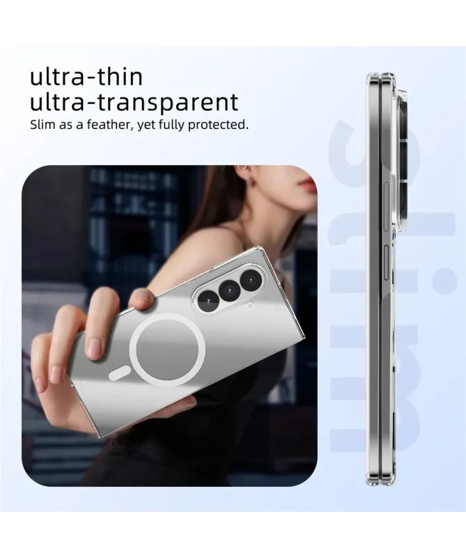Coque magnétique ultra‑claire pour Samsung Galaxy Z Fold 7 | CLEARMAG