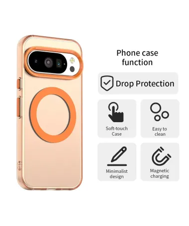 Coque Google Pixel 10 / 10 Pro Transparente | Candy Orange - photo 2