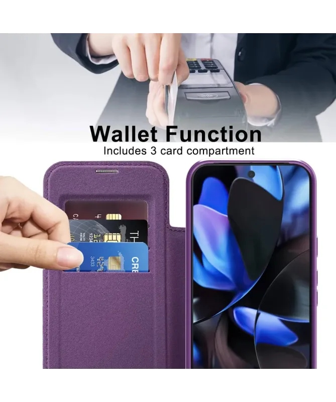 Housse portefeuille Google Pixel 10 / 10 Pro Matelassée | SIGNATURE