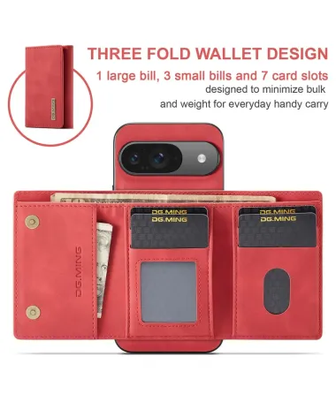 Coque Google Pixel 10 / 10 Pro Porte-cartes Détachable | M1 Series Rouge - photo 26