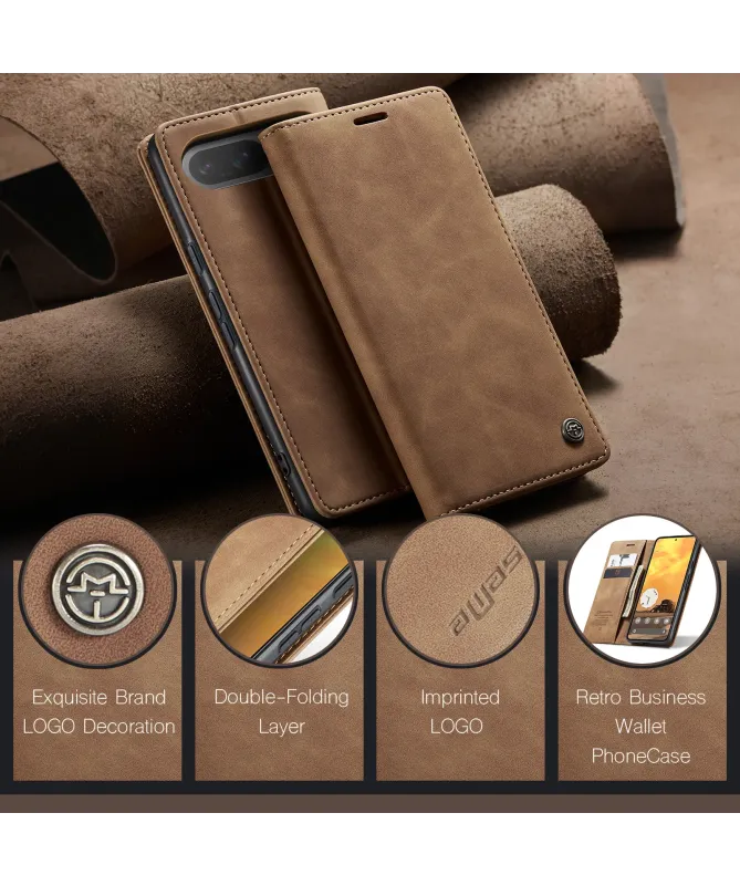 Housse Google Pixel 10 / 10 Pro Golias imitation cuir