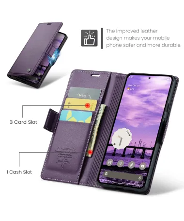 Housse Google Pixel 10 / 10 Pro Portefeuille Anti‑RFID | 023 Violet - photo 37