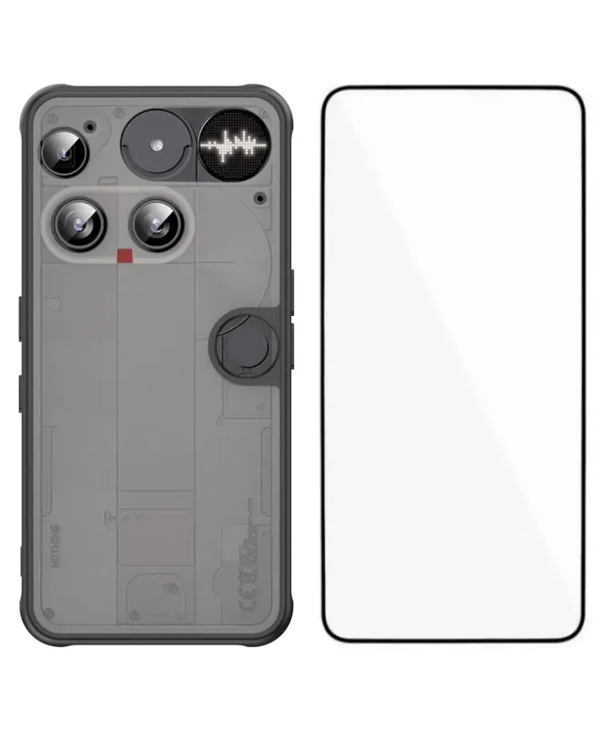 Coque Nothing Phone (3) avec Film Trempé Toucher Satiné | FUSION