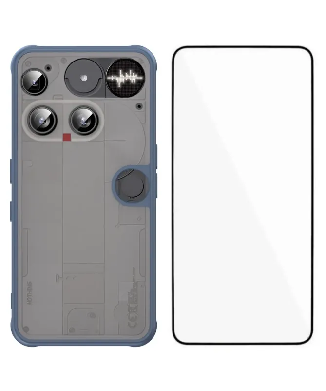 Coque Nothing Phone (3) avec Film Trempé Toucher Satiné | FUSION
