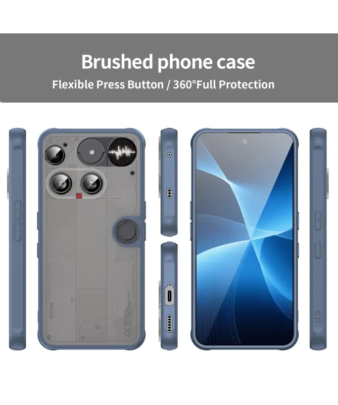 Coque Nothing Phone (3) avec Film Trempé Toucher Satiné | FUSION