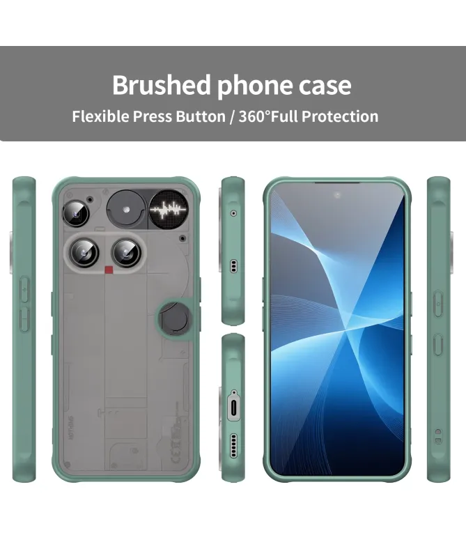 Coque Nothing Phone (3) avec Film Trempé Toucher Satiné | FUSION