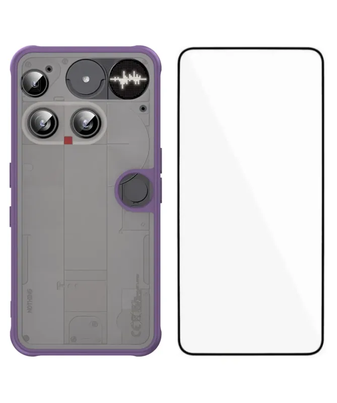 Coque Nothing Phone (3) avec Film Trempé Toucher Satiné | FUSION